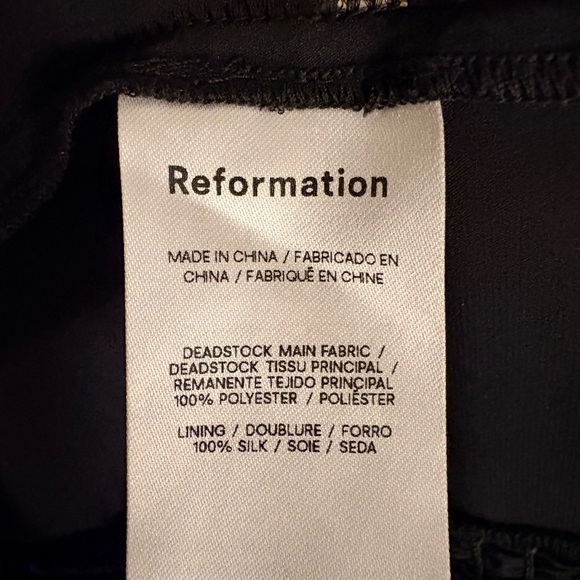 Reformation Amber Top - Black - Picture 8 of 8